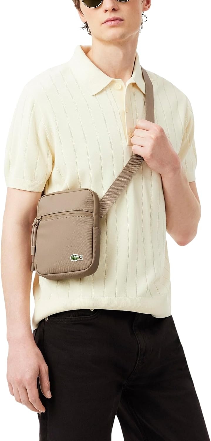 image:imageLacoste Mens PVC Flat Crossover BagViennois