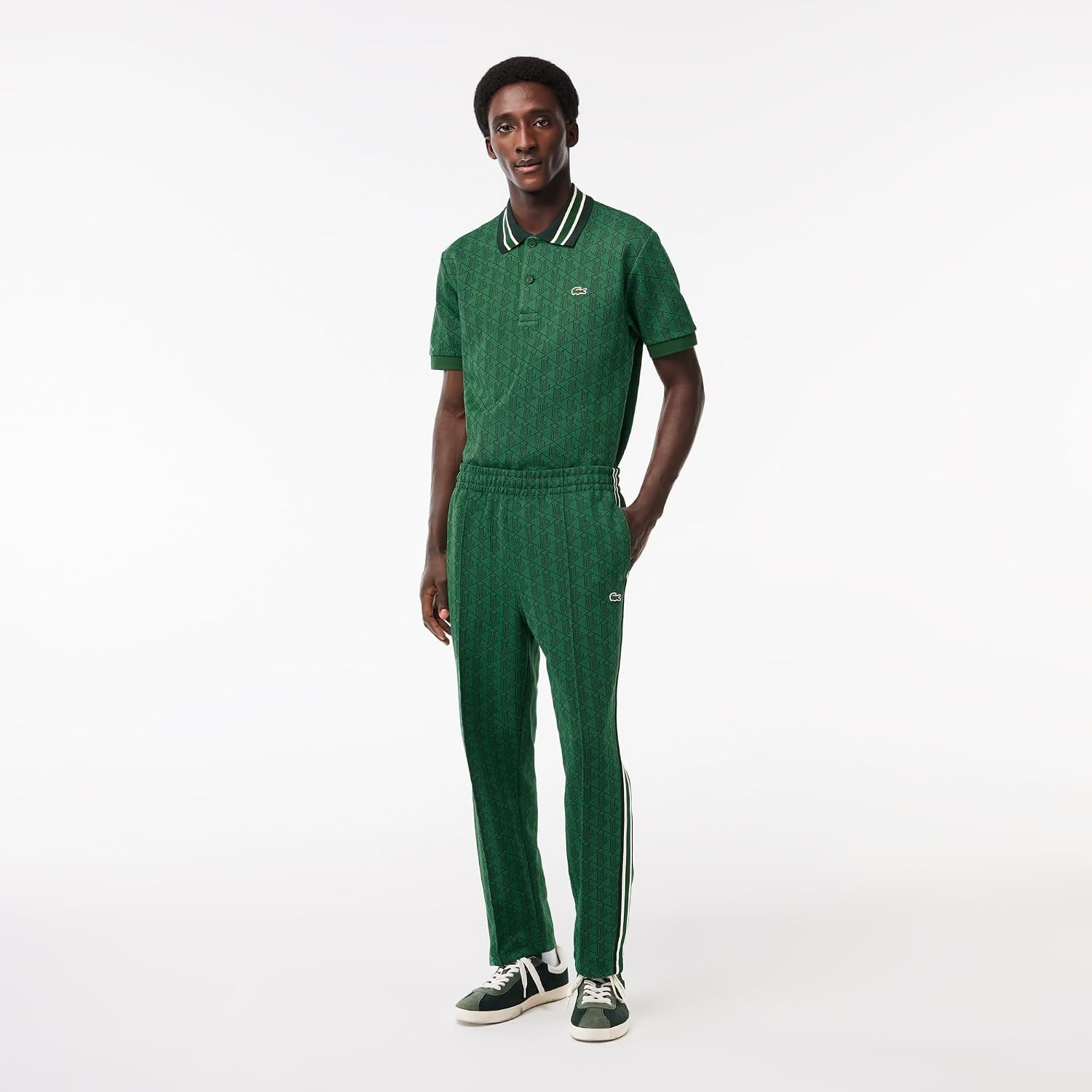 image:imageLacoste Mens Paris Monogram SweatpantsRocketSinople
