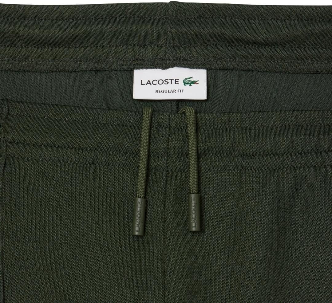 image:imageLacoste Mens Paris Piqu SweatpantsDark Army Green
