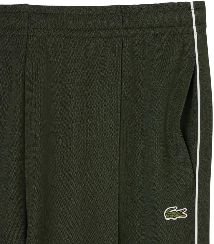 image:imageLacoste Mens Paris Piqu SweatpantsDark Army Green