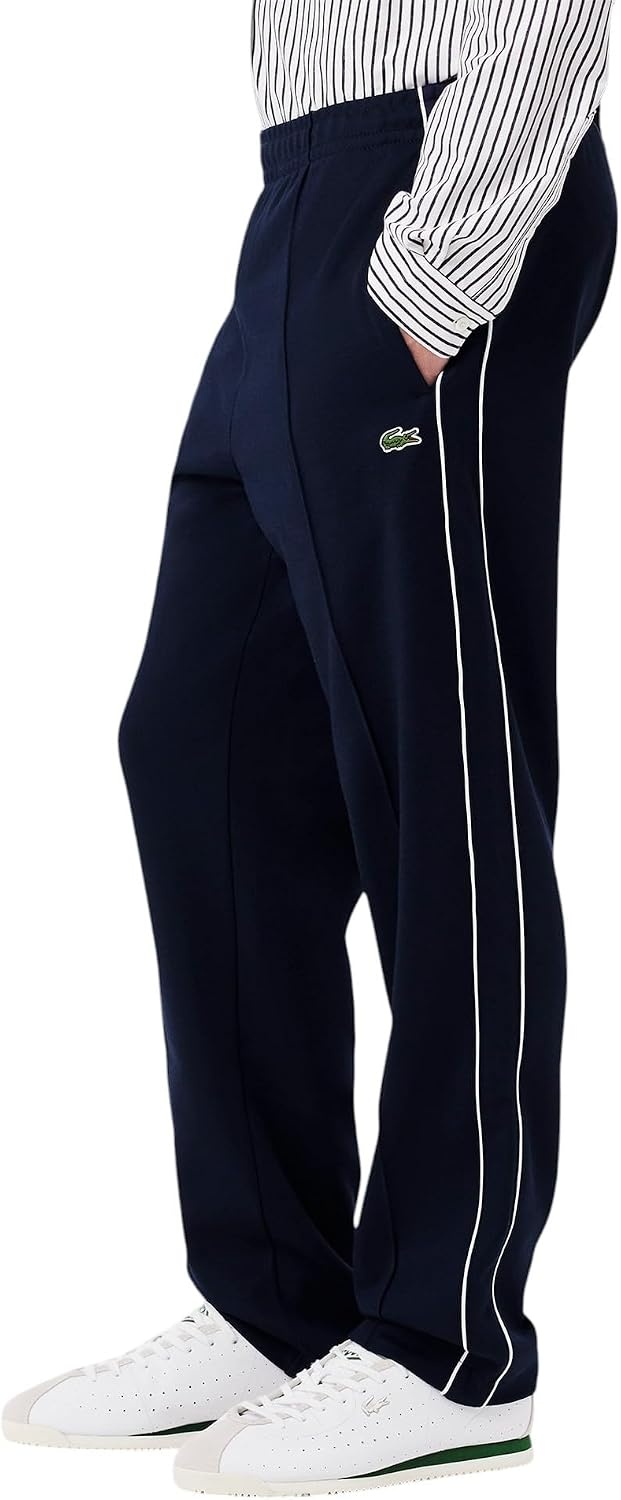 image:imageLacoste Mens Paris Piqu SweatpantsNavy Blue