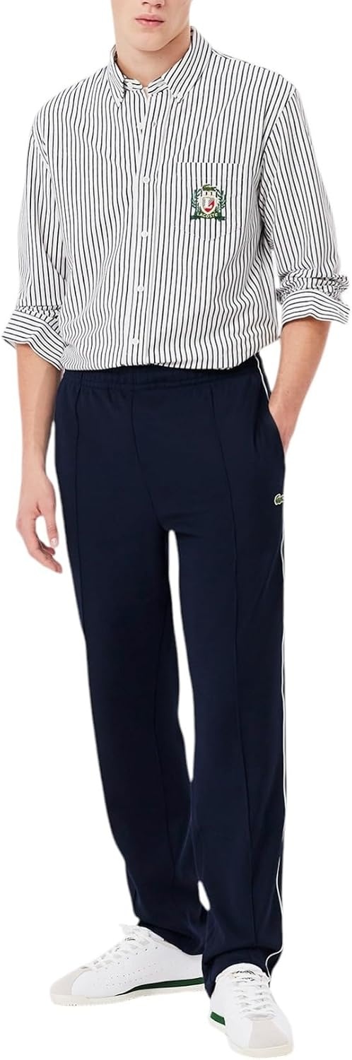 image:imageLacoste Mens Paris Piqu SweatpantsNavy Blue