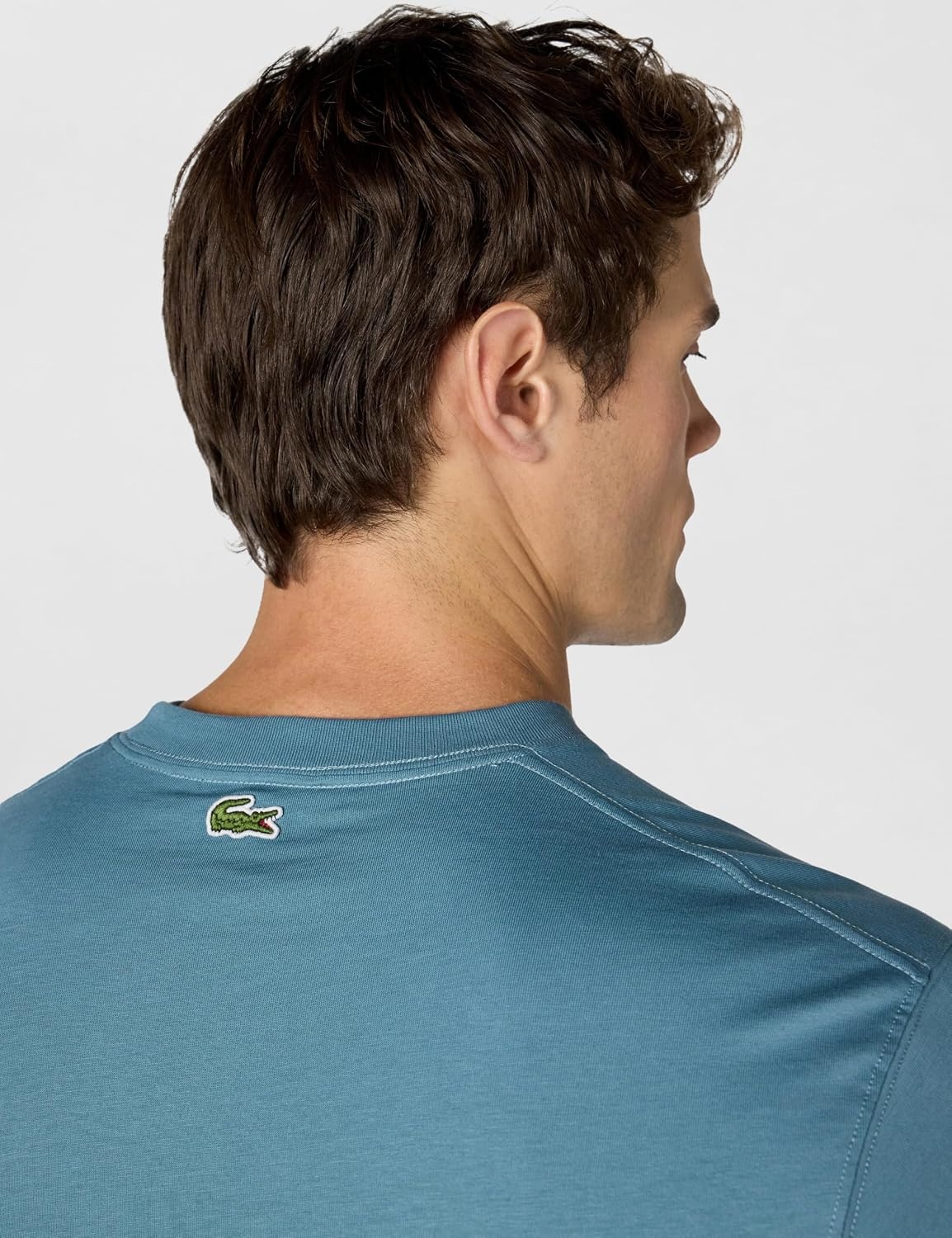 image:imageLacoste Mens Printed Cotton Jersey TShirtLimestone Falcon