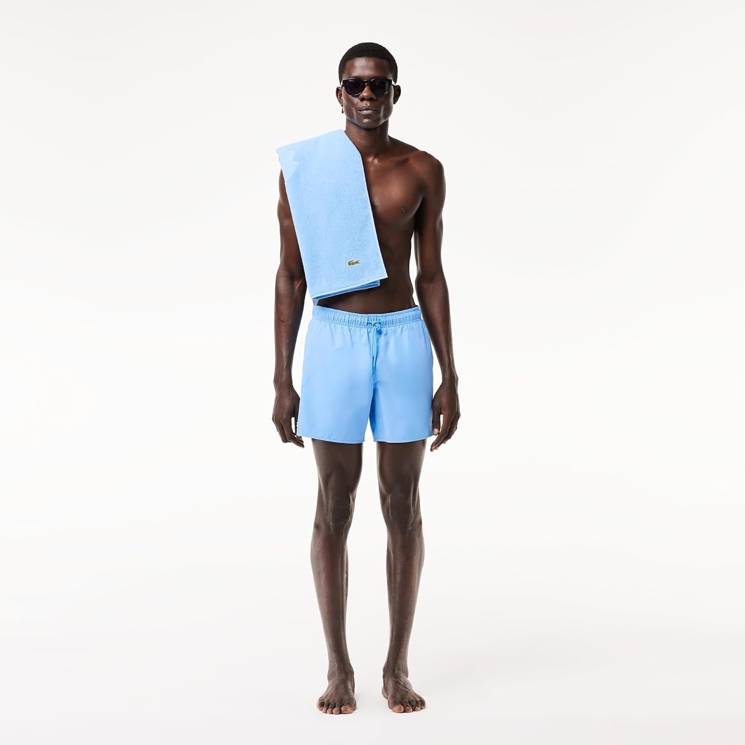 image:imageLacoste Mens QuickDry Swim Shorts 55BonnieGreen