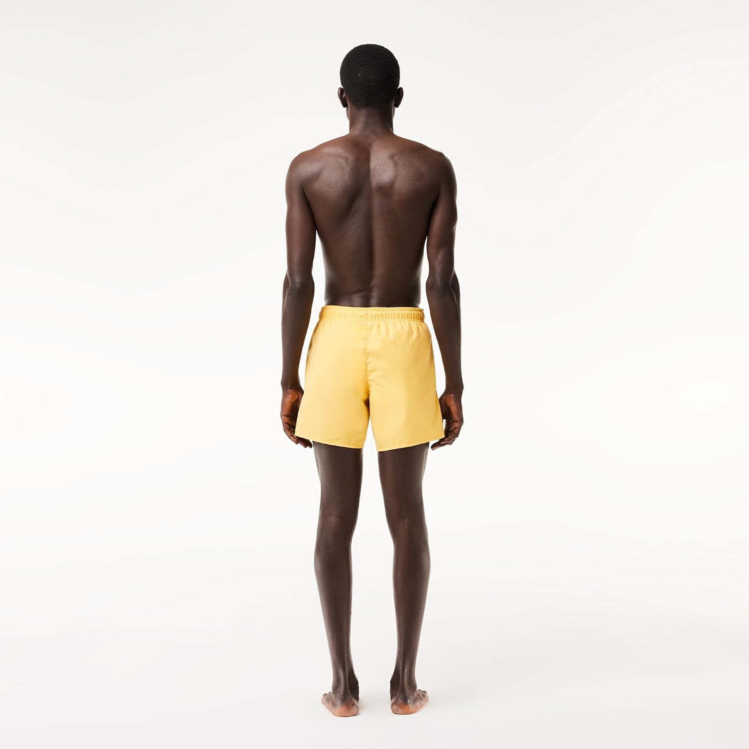 image:imageLacoste Mens QuickDry Swim Shorts 55CornsilkGreen