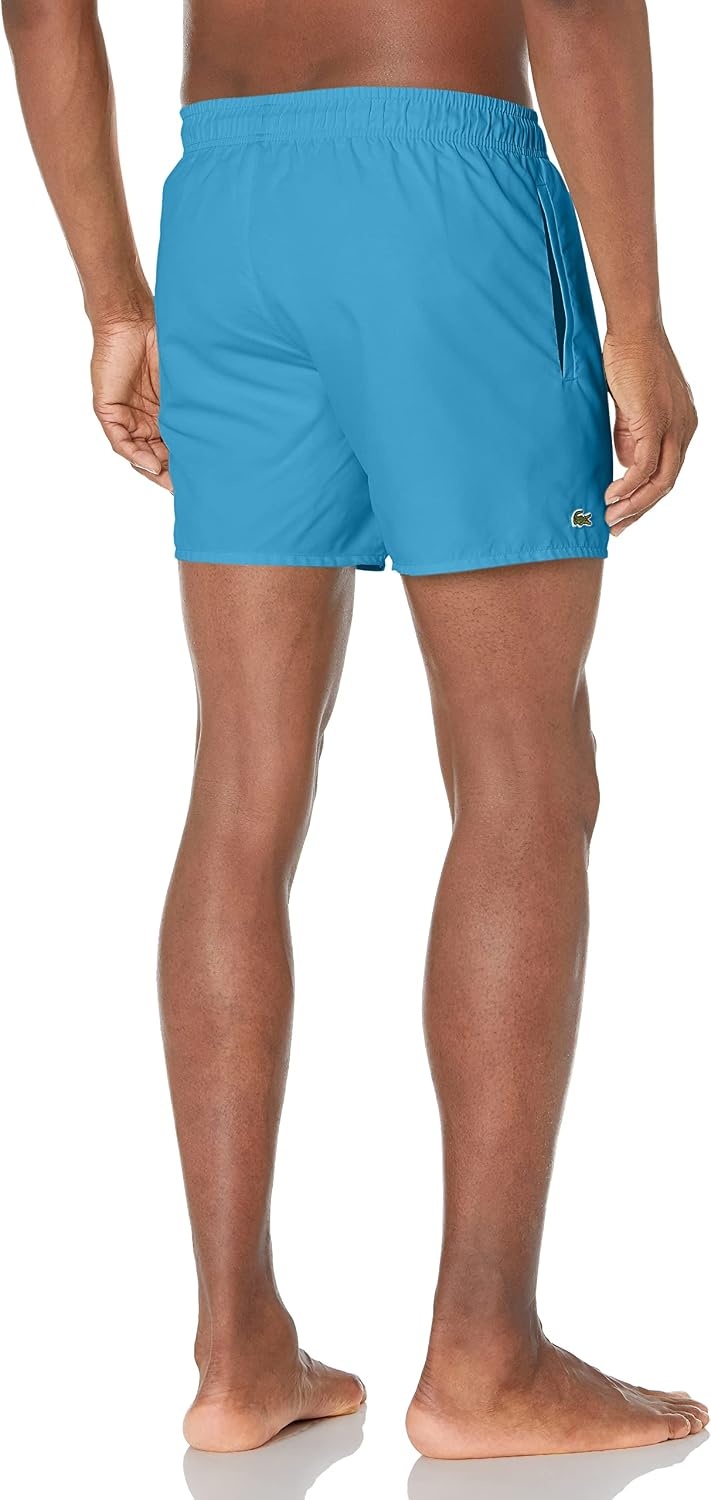 image:imageLacoste Mens QuickDry Swim Shorts 55EtherealNavy Blue