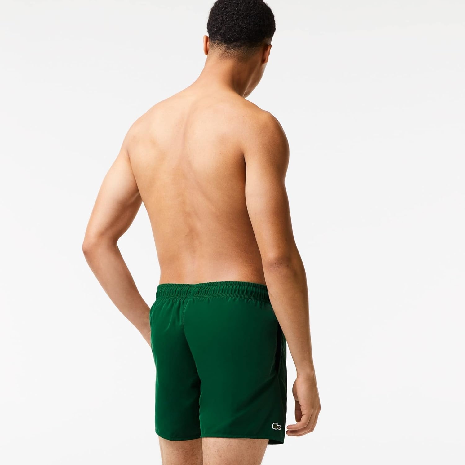 image:imageLacoste Mens QuickDry Swim Shorts 55GreenNavy
