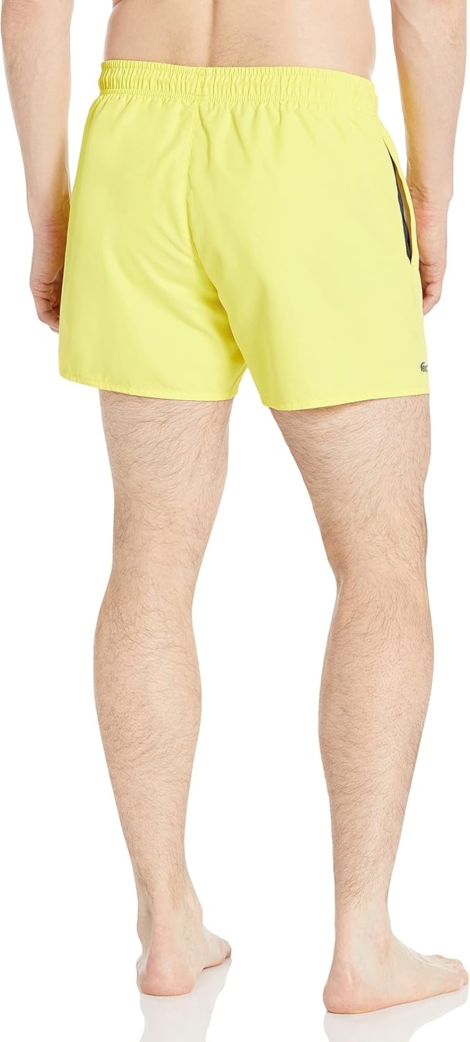 image:imageLacoste Mens QuickDry Swim Shorts 55LupineNavy Blue