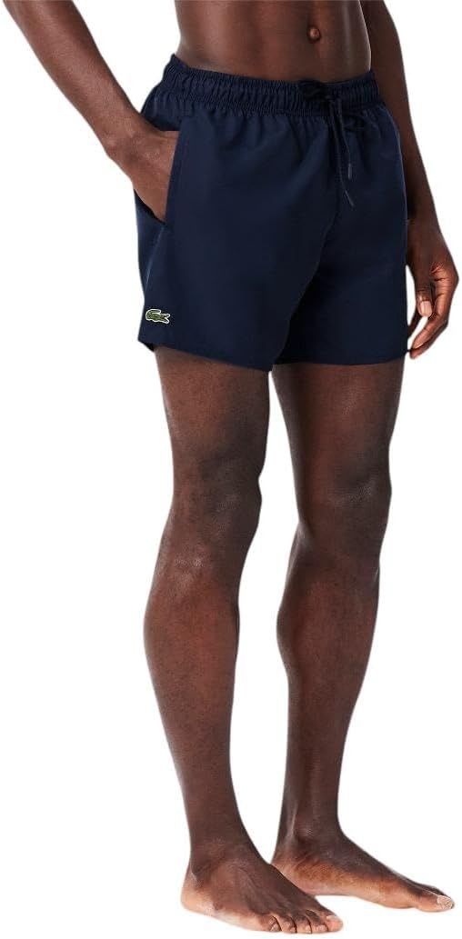 image:imageLacoste Mens QuickDry Swim Shorts 55Navy BlueGreen