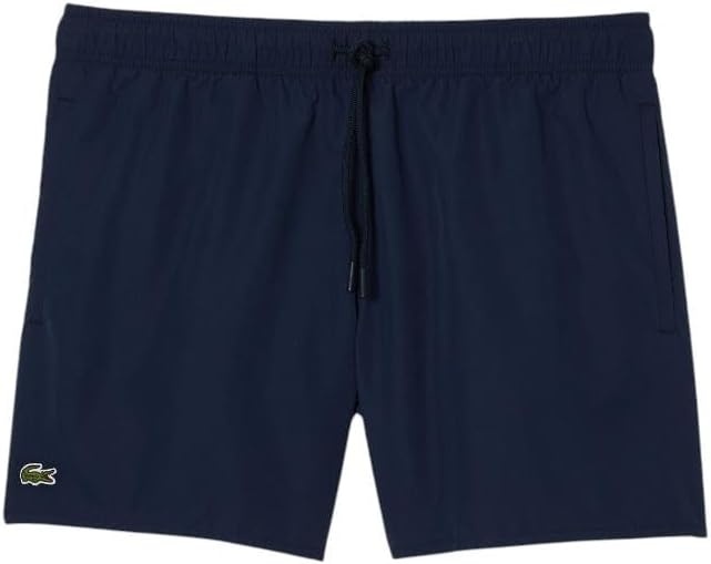 image:imageLacoste Mens QuickDry Swim Shorts 55Navy BlueGreen
