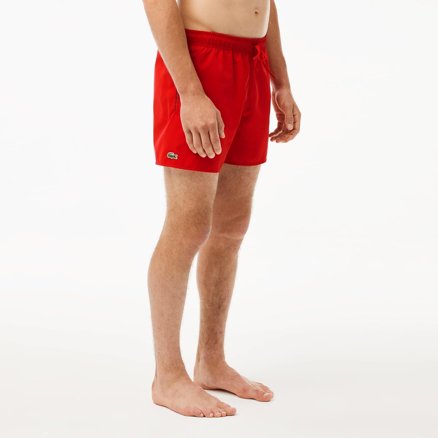 image:imageLacoste Mens QuickDry Swim Shorts 55Red Green