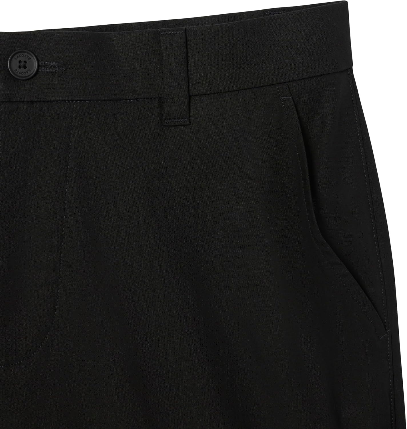 image:imageLacoste Mens Regular Fit Cargo PantsBlack