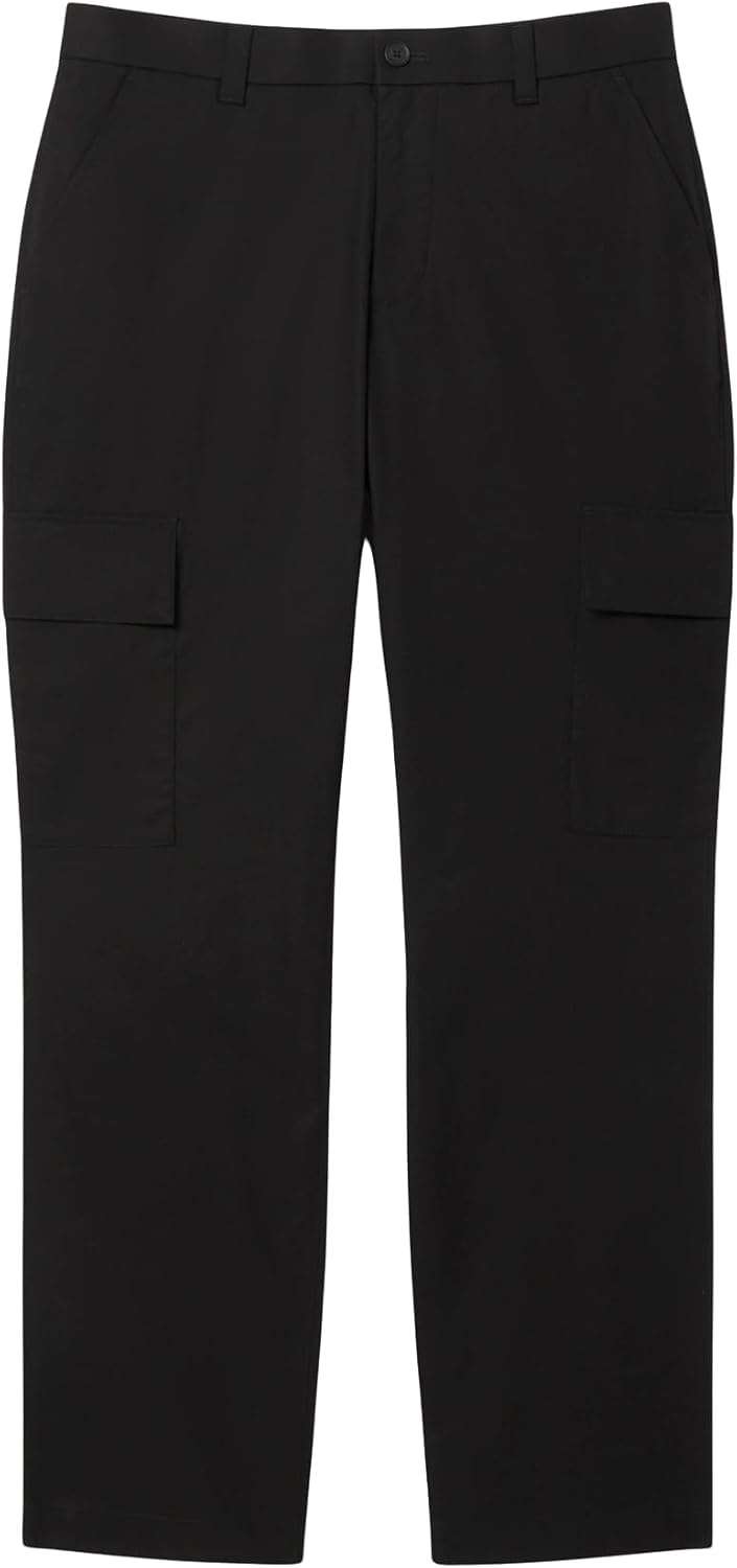 image:imageLacoste Mens Regular Fit Cargo PantsBlack