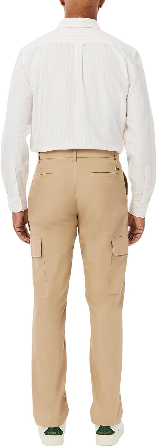image:imageLacoste Mens Regular Fit Cargo PantsViennese