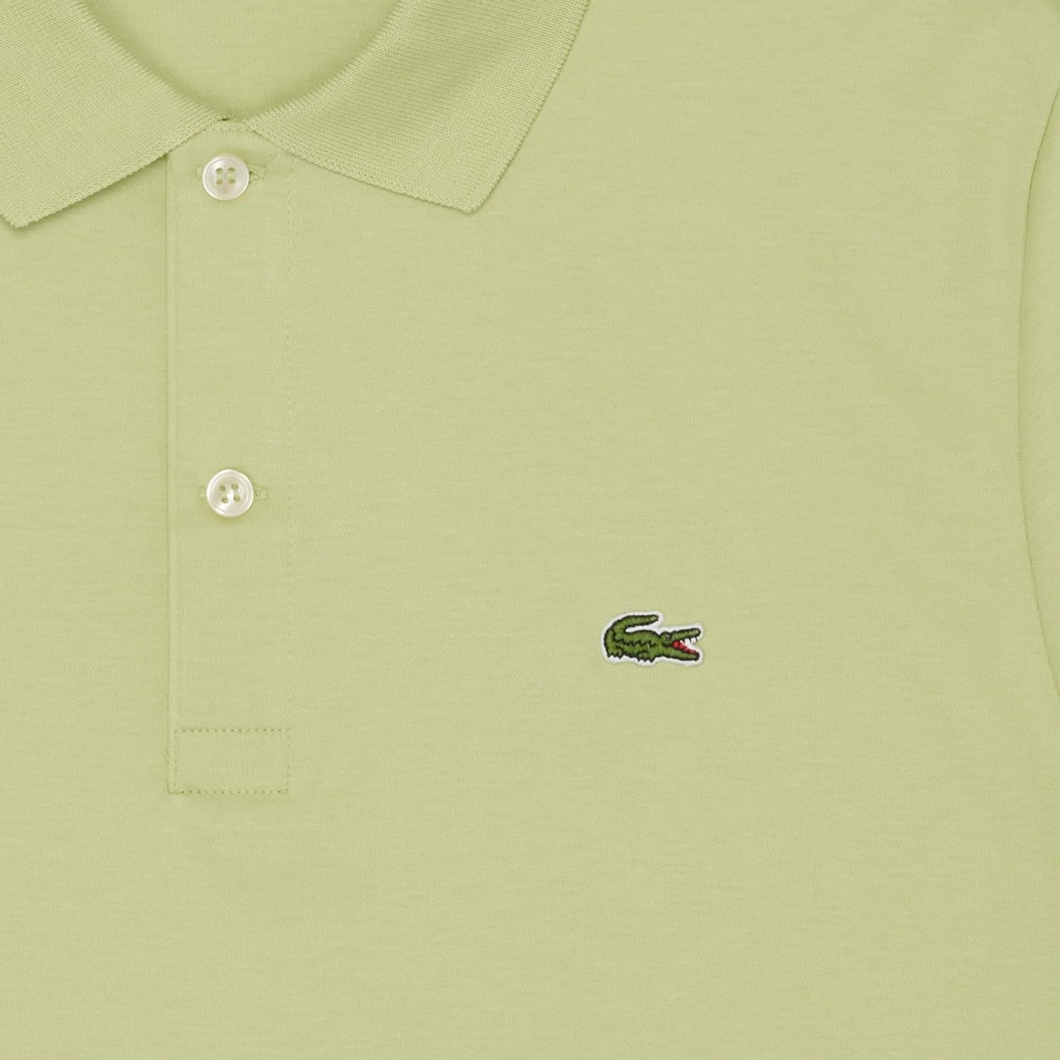 image:imageLacoste Mens Regular Fit Cotton Pima Polo ShirtBirch
