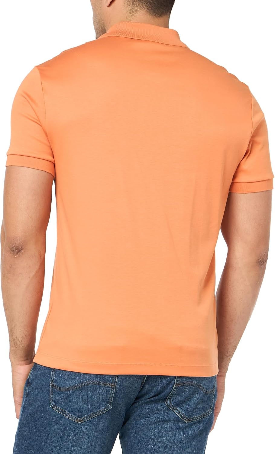 image:imageLacoste Mens Regular Fit Cotton Pima Polo ShirtBlossom