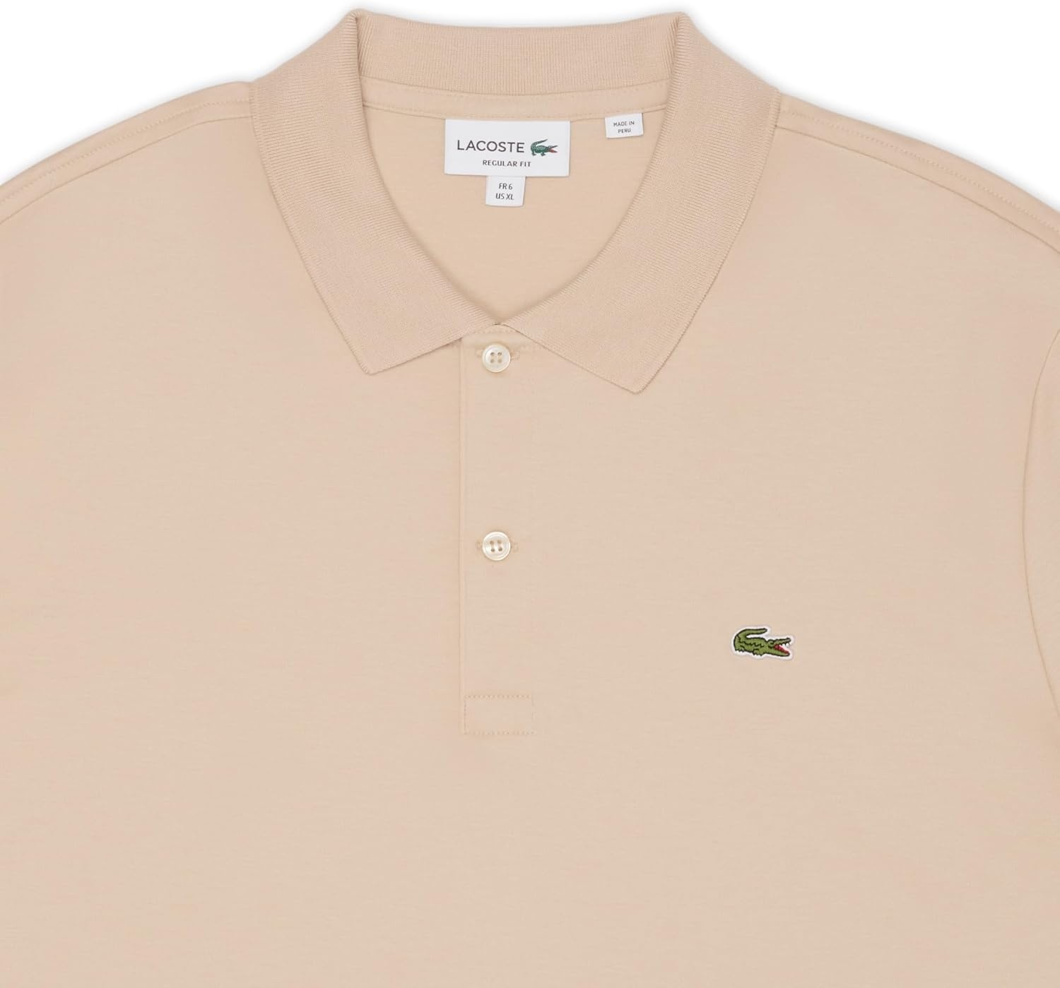 image:imageLacoste Mens Regular Fit Cotton Pima Polo ShirtLionne