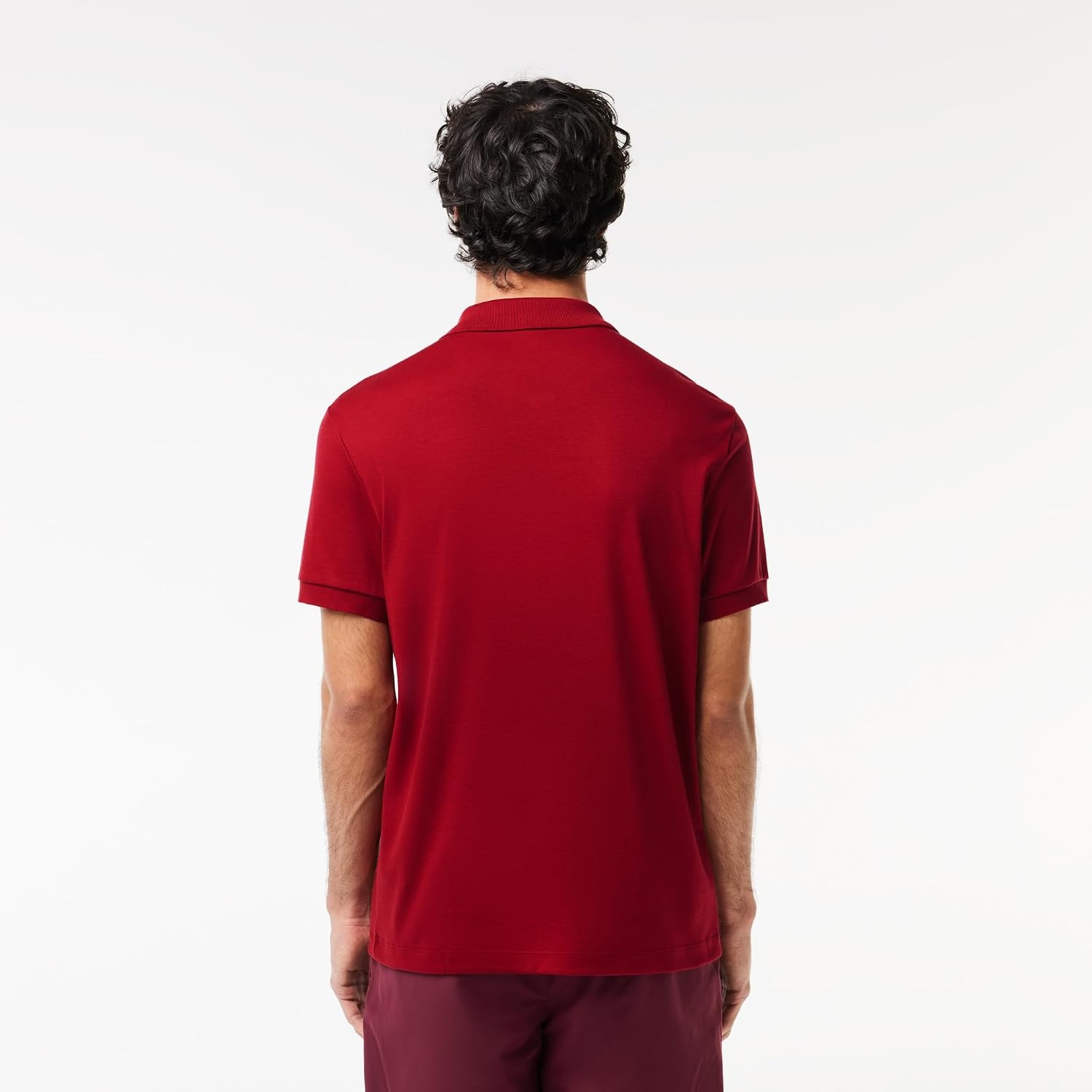 image:imageLacoste Mens Regular Fit Cotton Pima Polo ShirtOra