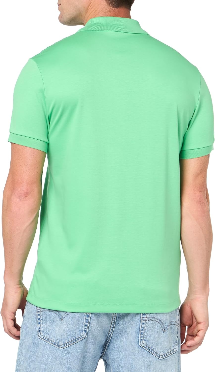 image:imageLacoste Mens Regular Fit Cotton Pima Polo ShirtPeppermint