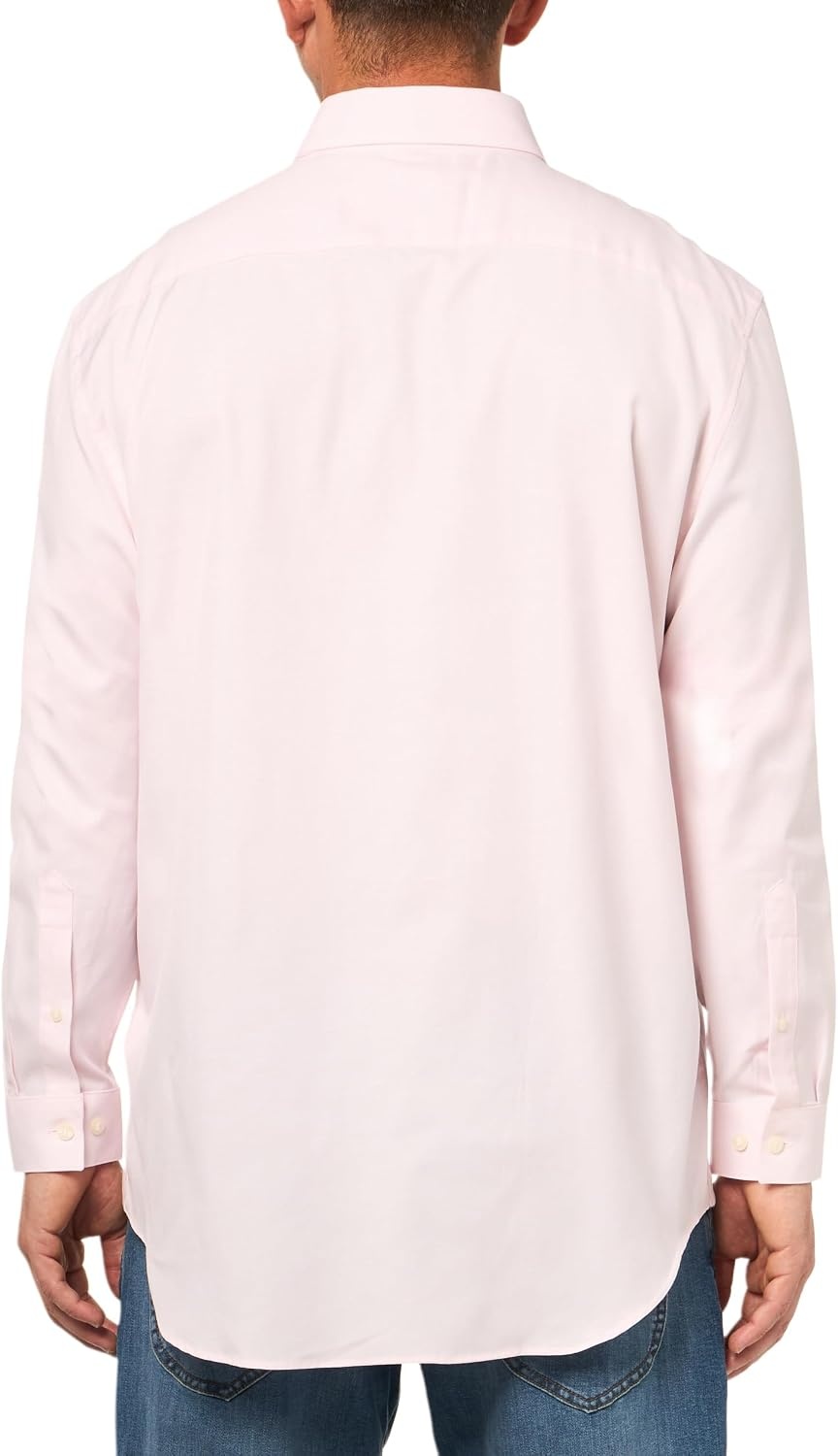 image:imageLacoste Mens Regular Fit Cotton Poplin ShirtFlamingo Pink
