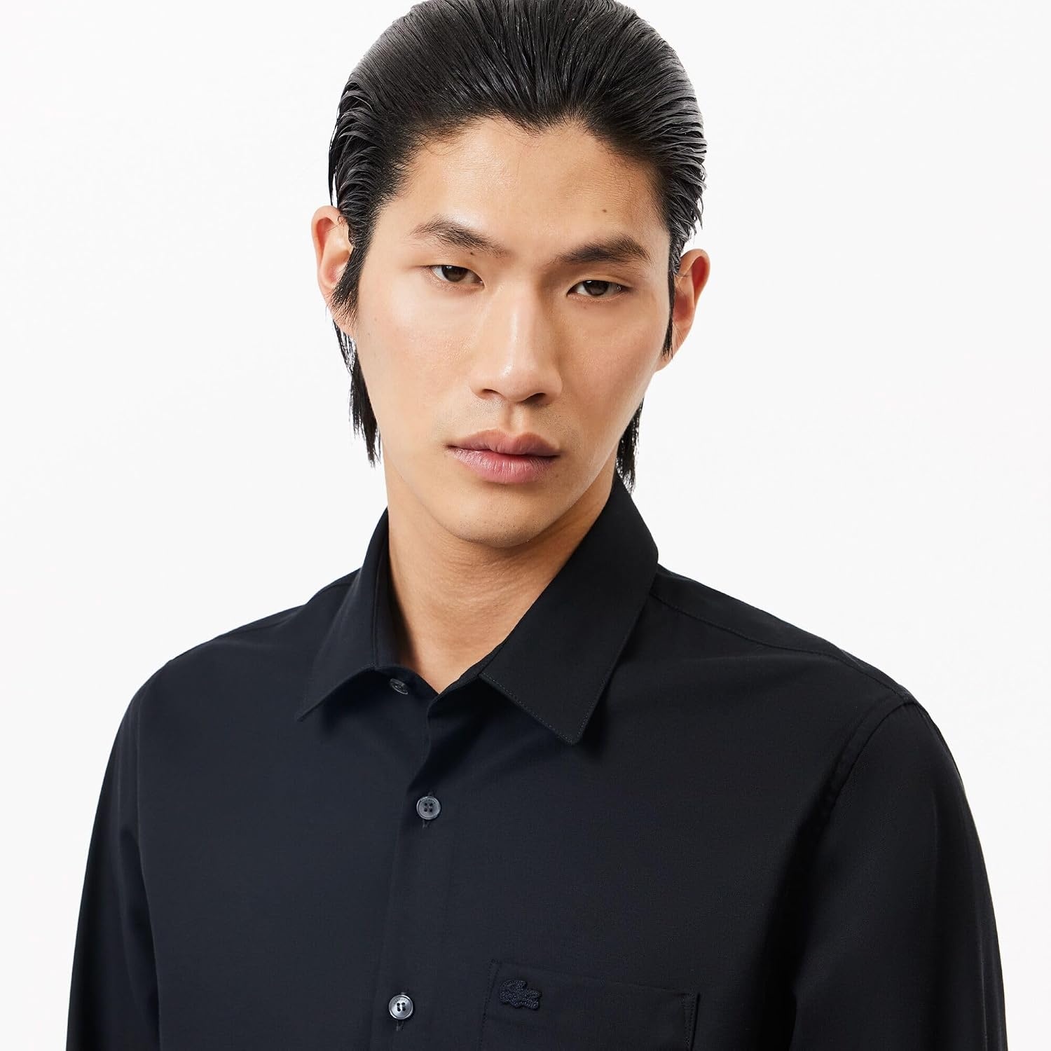 image:imageLacoste Mens Regular Fit Cotton ShirtBlack