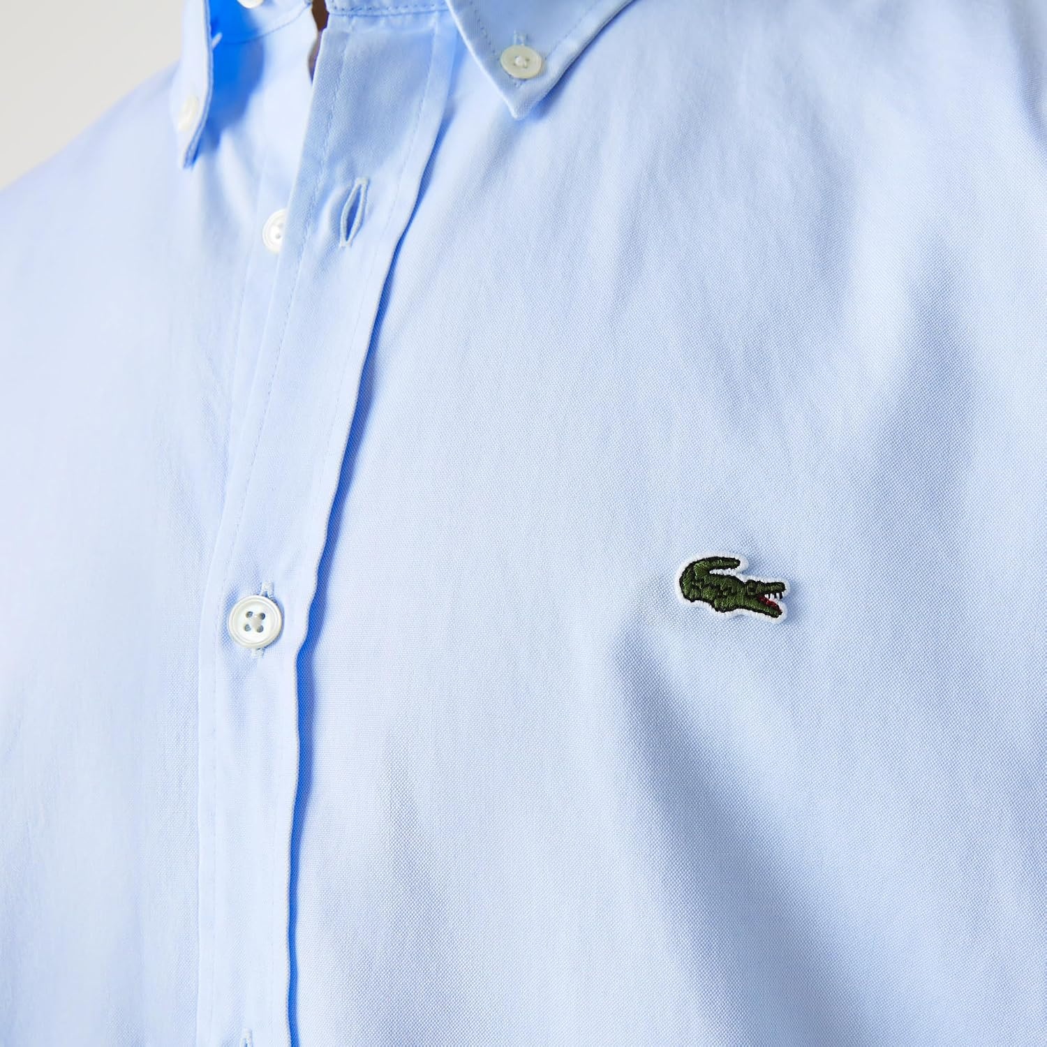 image:imageLacoste Mens Regular Fit Cotton ShirtBlue