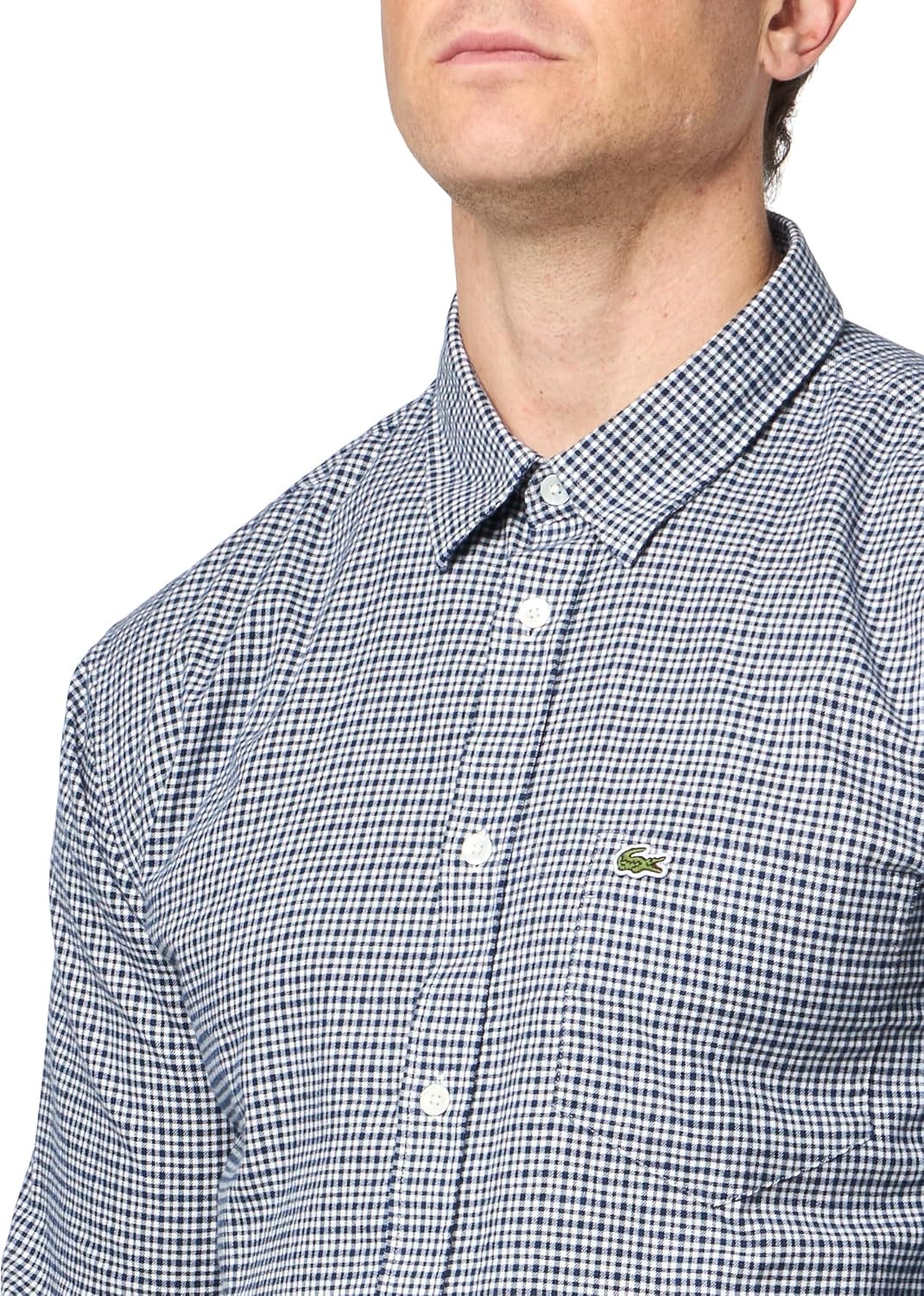 image:imageLacoste Mens Regular Fit Cotton amp Wool OvershirtAbysm Popeline