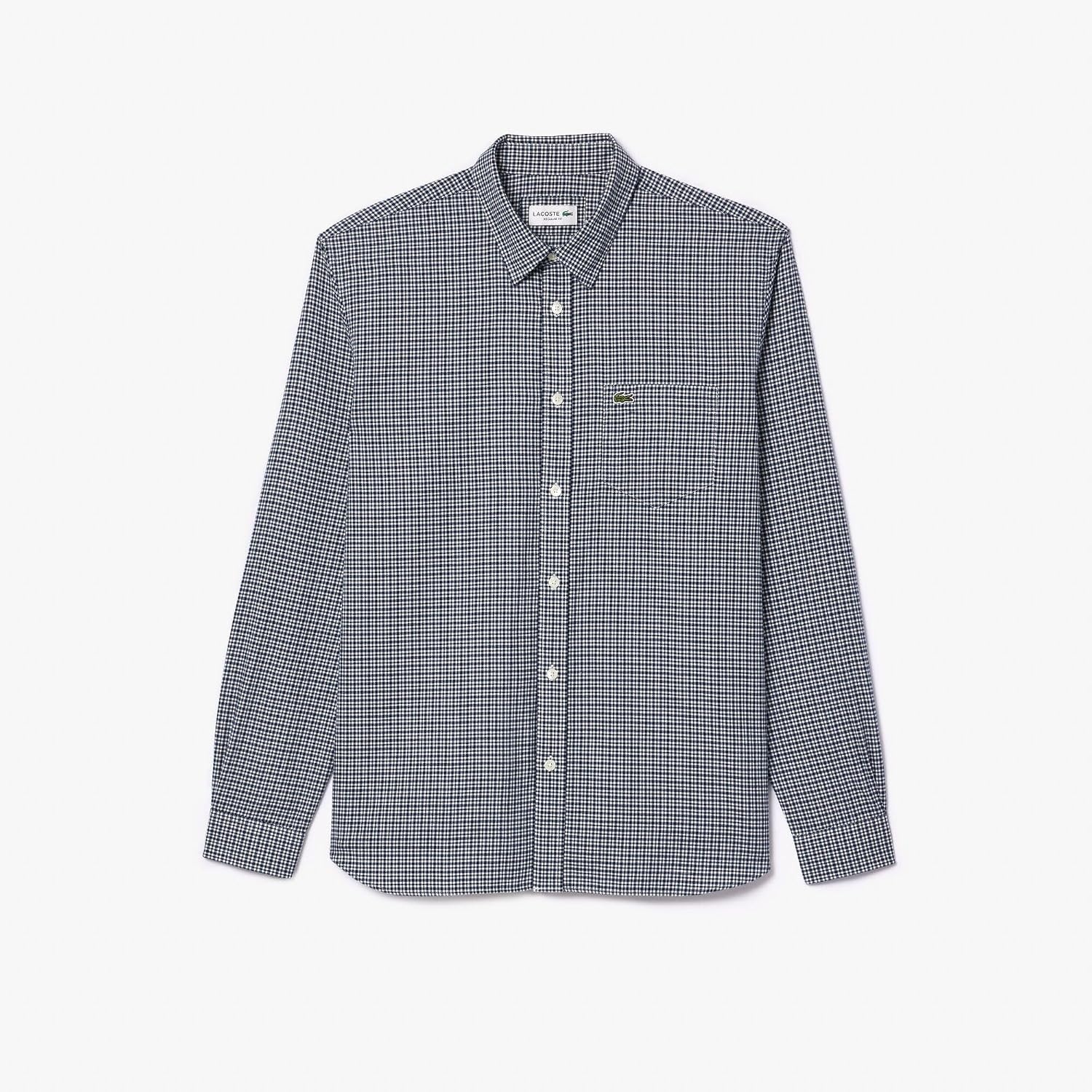 image:imageLacoste Mens Regular Fit Cotton amp Wool OvershirtAbysm Popeline