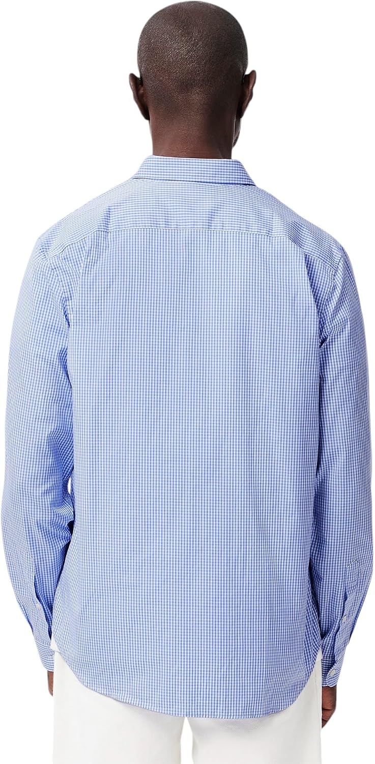 image:imageLacoste Mens Regular Fit Cotton amp Wool OvershirtWhiteOverview Supima Cotton