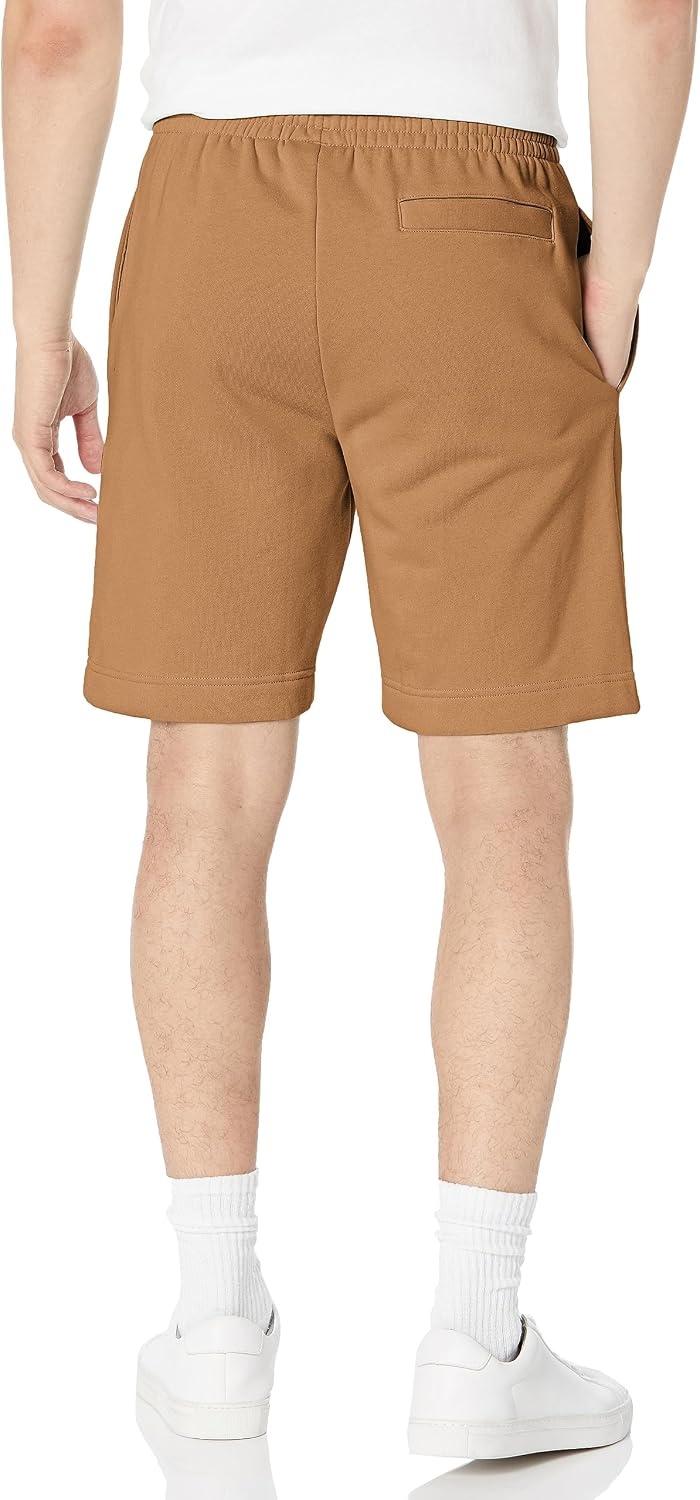 image:imageLacoste Mens Regular Fit Fleece ShortsCookie