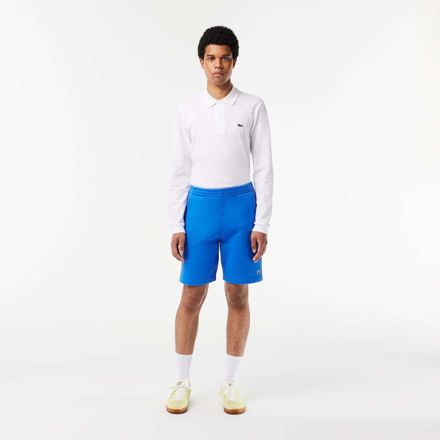 image:imageLacoste Mens Regular Fit Fleece ShortsHilo