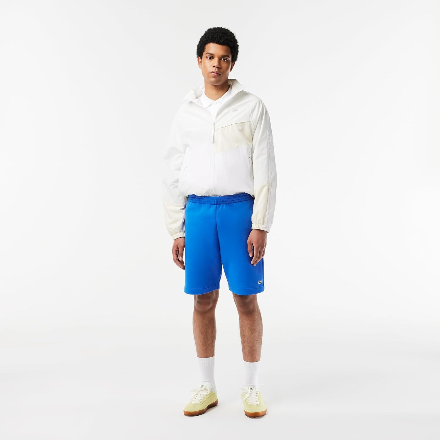 image:imageLacoste Mens Regular Fit Fleece ShortsHilo