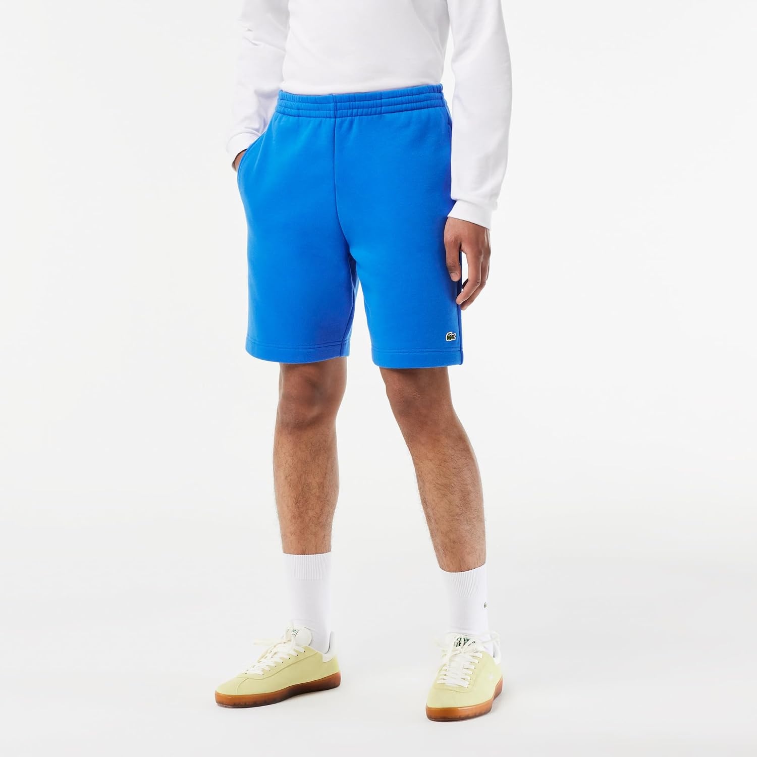 image:imageLacoste Mens Regular Fit Fleece ShortsHilo