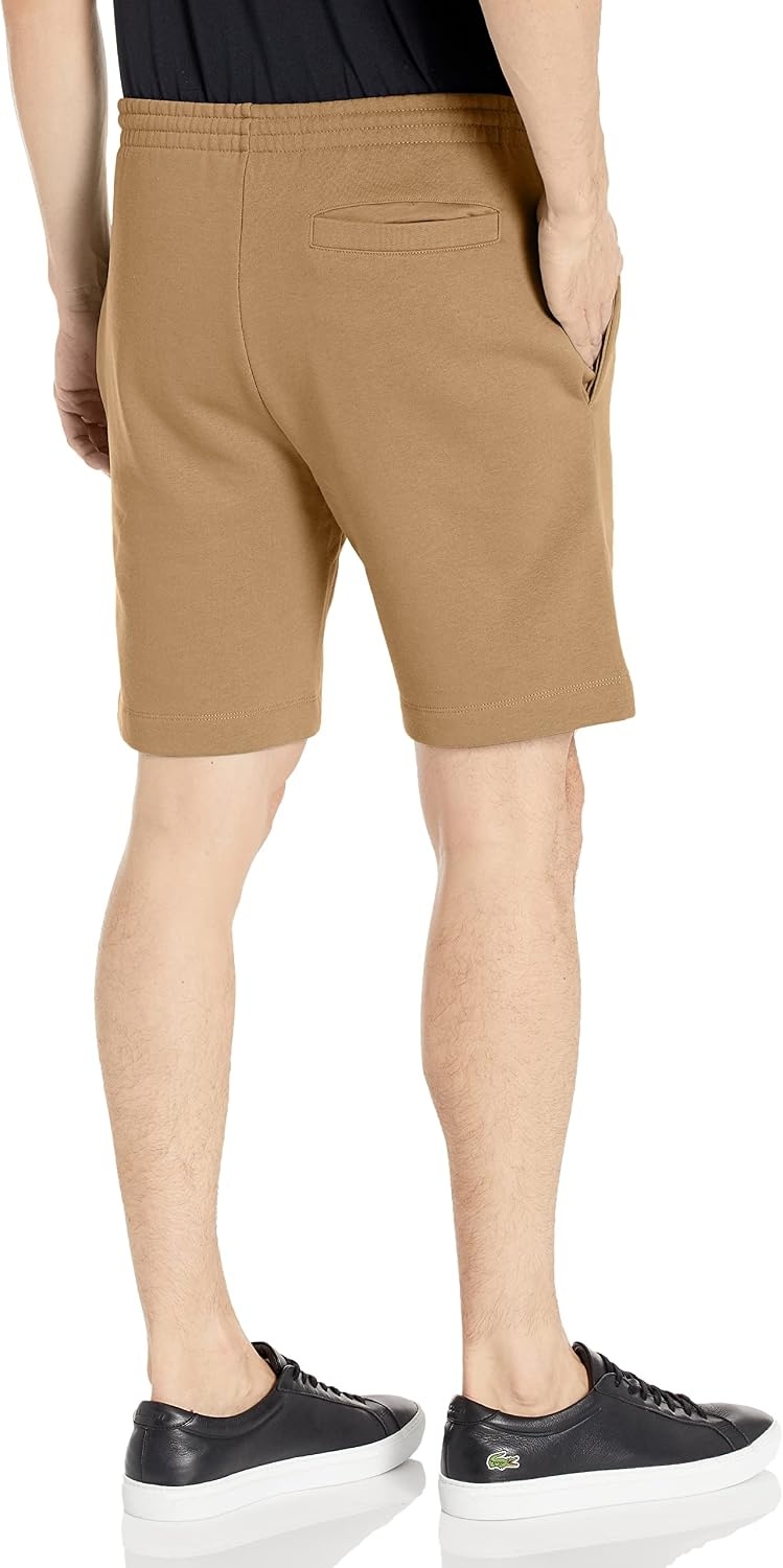 image:imageLacoste Mens Regular Fit Fleece ShortsLeafy