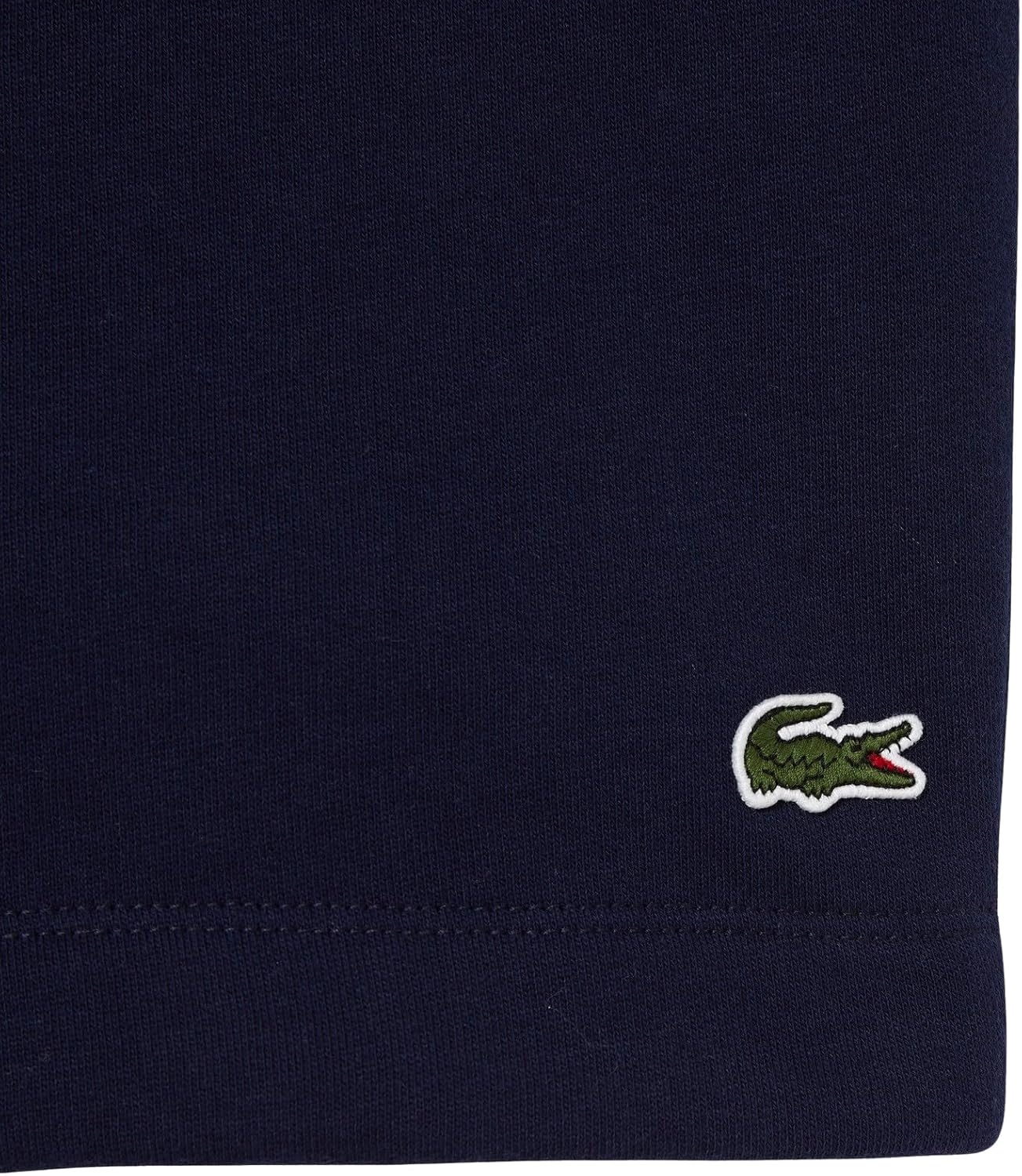 image:imageLacoste Mens Regular Fit Fleece ShortsNavy Blue