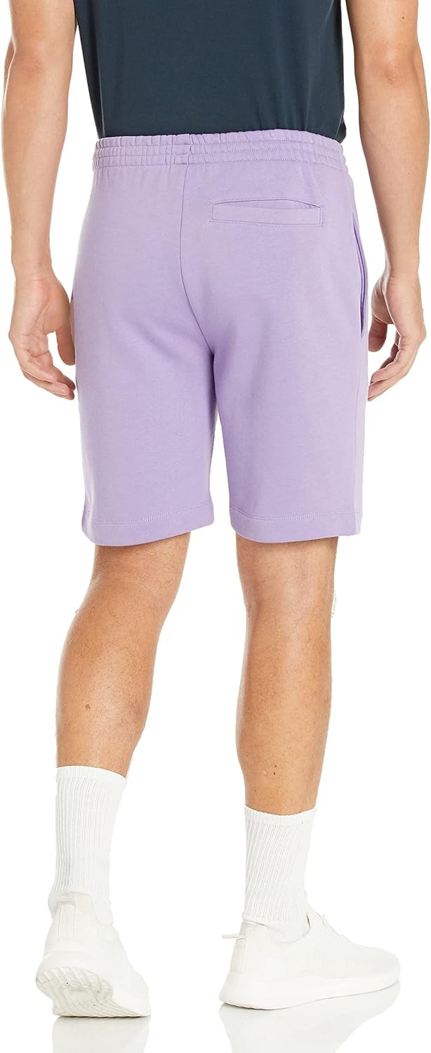 image:imageLacoste Mens Regular Fit Fleece ShortsNeva Purple