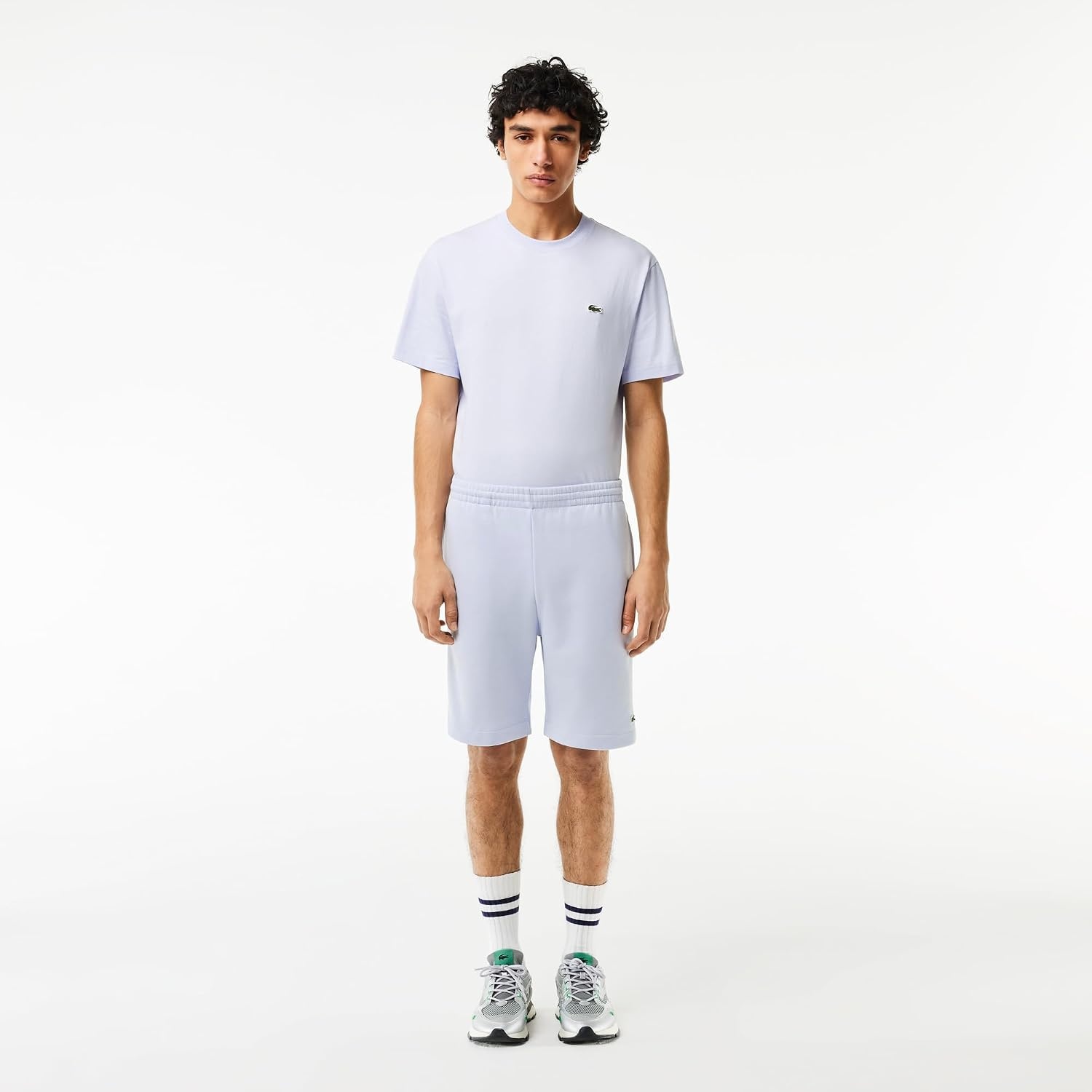 image:imageLacoste Mens Regular Fit Fleece ShortsPhoenix Blue