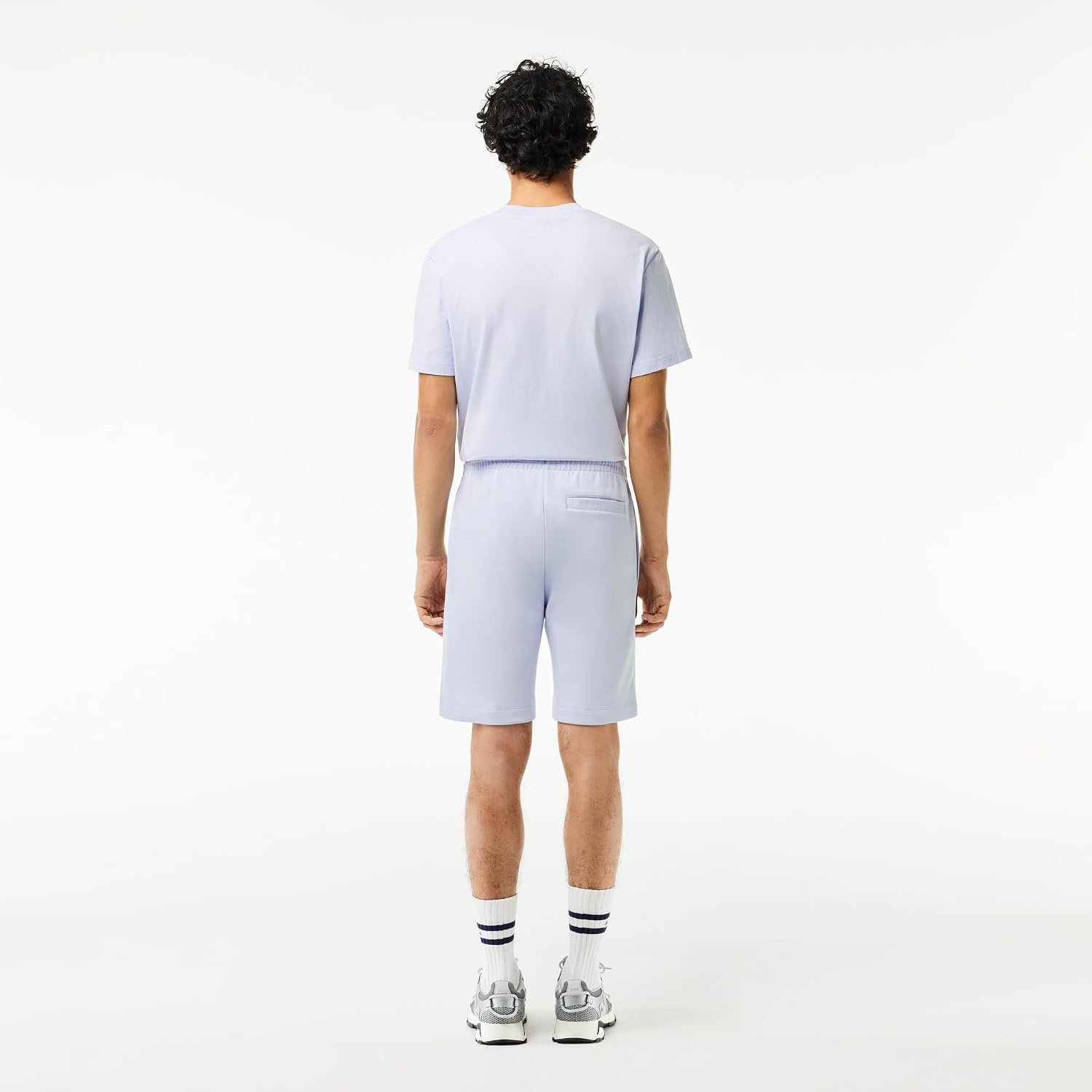 image:imageLacoste Mens Regular Fit Fleece ShortsPhoenix Blue