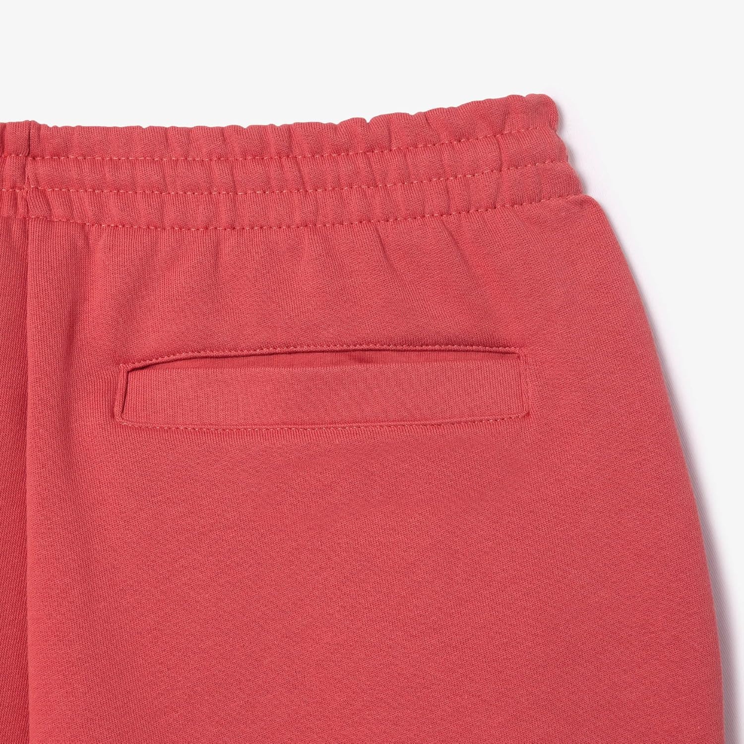 image:imageLacoste Mens Regular Fit Fleece ShortsSierra Red