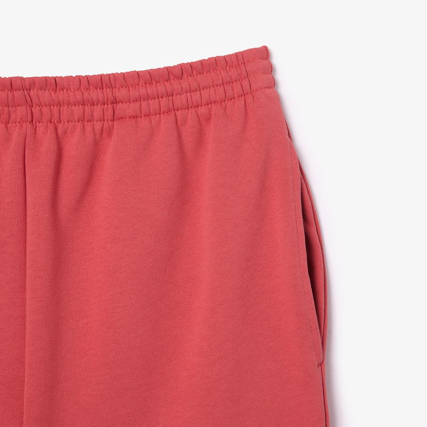image:imageLacoste Mens Regular Fit Fleece ShortsSierra Red