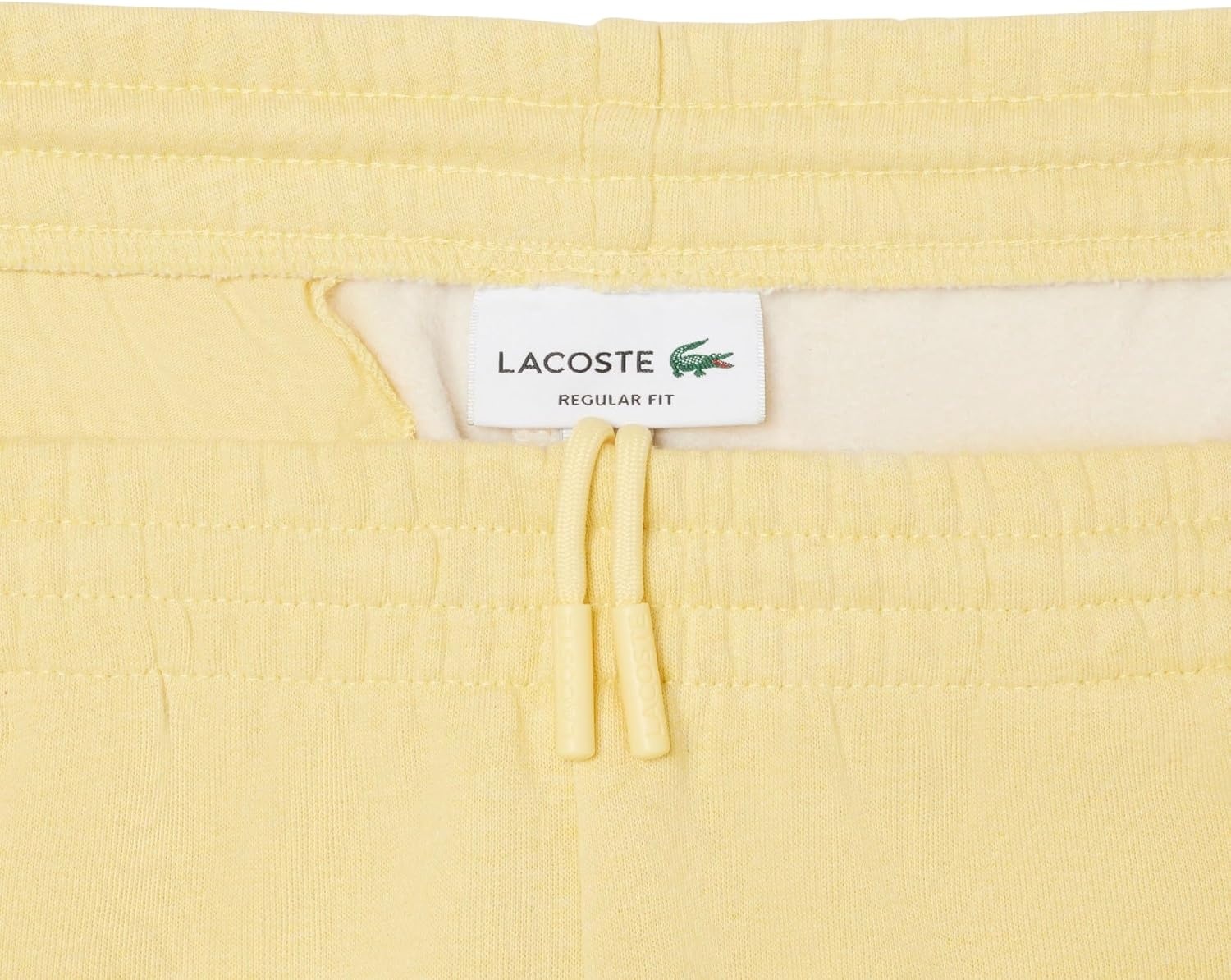 image:imageLacoste Mens Regular Fit Fleece ShortsSoleil Chine