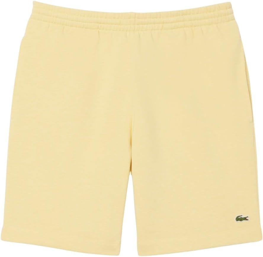 image:imageLacoste Mens Regular Fit Fleece ShortsSoleil Chine