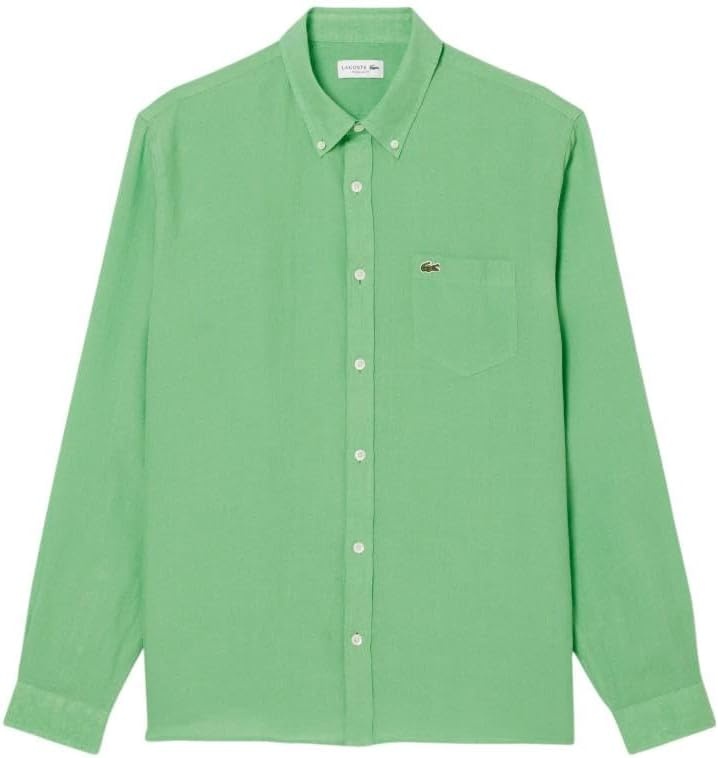 image:imageLacoste Mens Regular Fit Linen ShirtLiamone