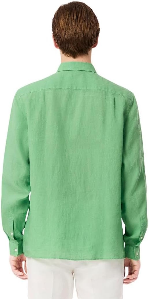 image:imageLacoste Mens Regular Fit Linen ShirtLiamone