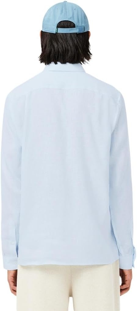 image:imageLacoste Mens Regular Fit Linen ShirtRill