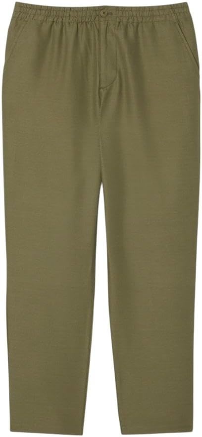 image:imageLacoste Mens Regular Fit Linen Twill PantsKhaki