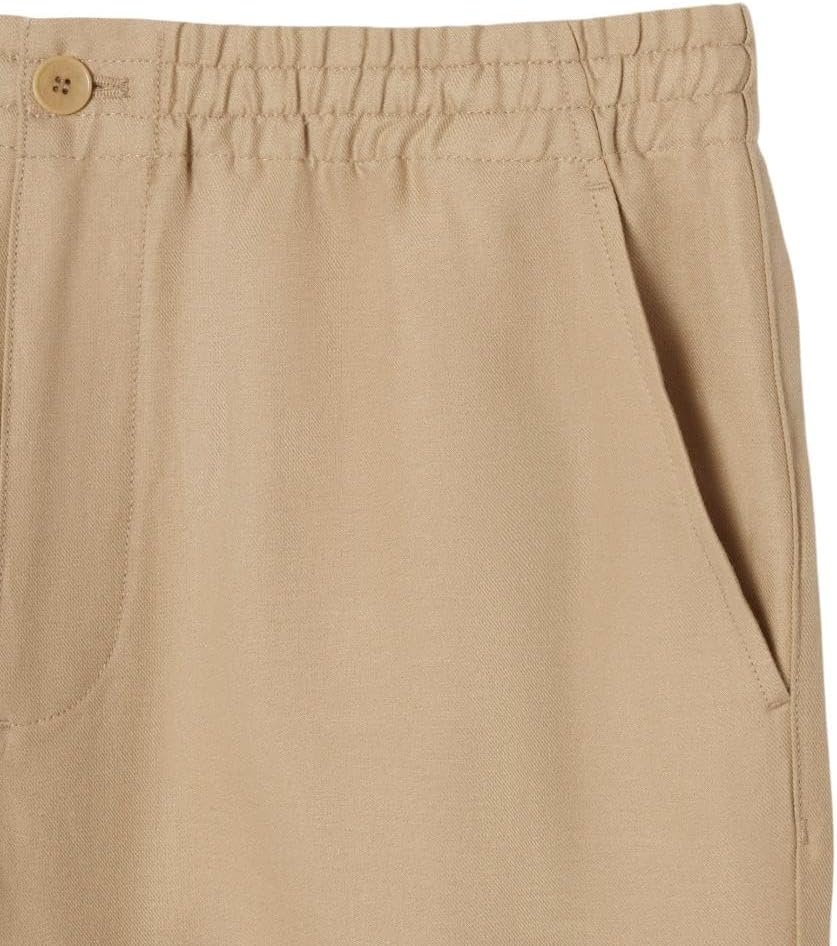 image:imageLacoste Mens Regular Fit Linen Twill PantsViennese