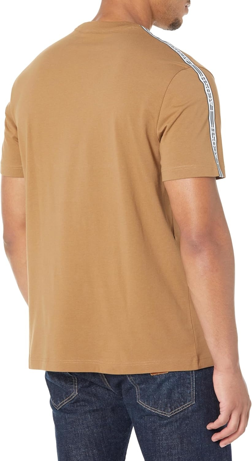 image:imageLacoste Mens Regular Fit Logo Stripe TShirtCookie