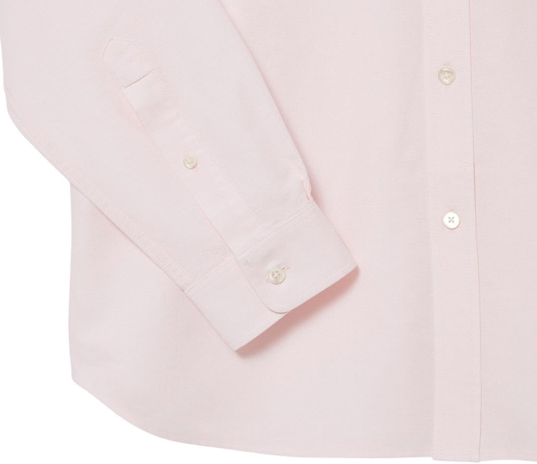 image:imageLacoste Mens Regular Fit Oxford ShirtWhiteFlamingo
