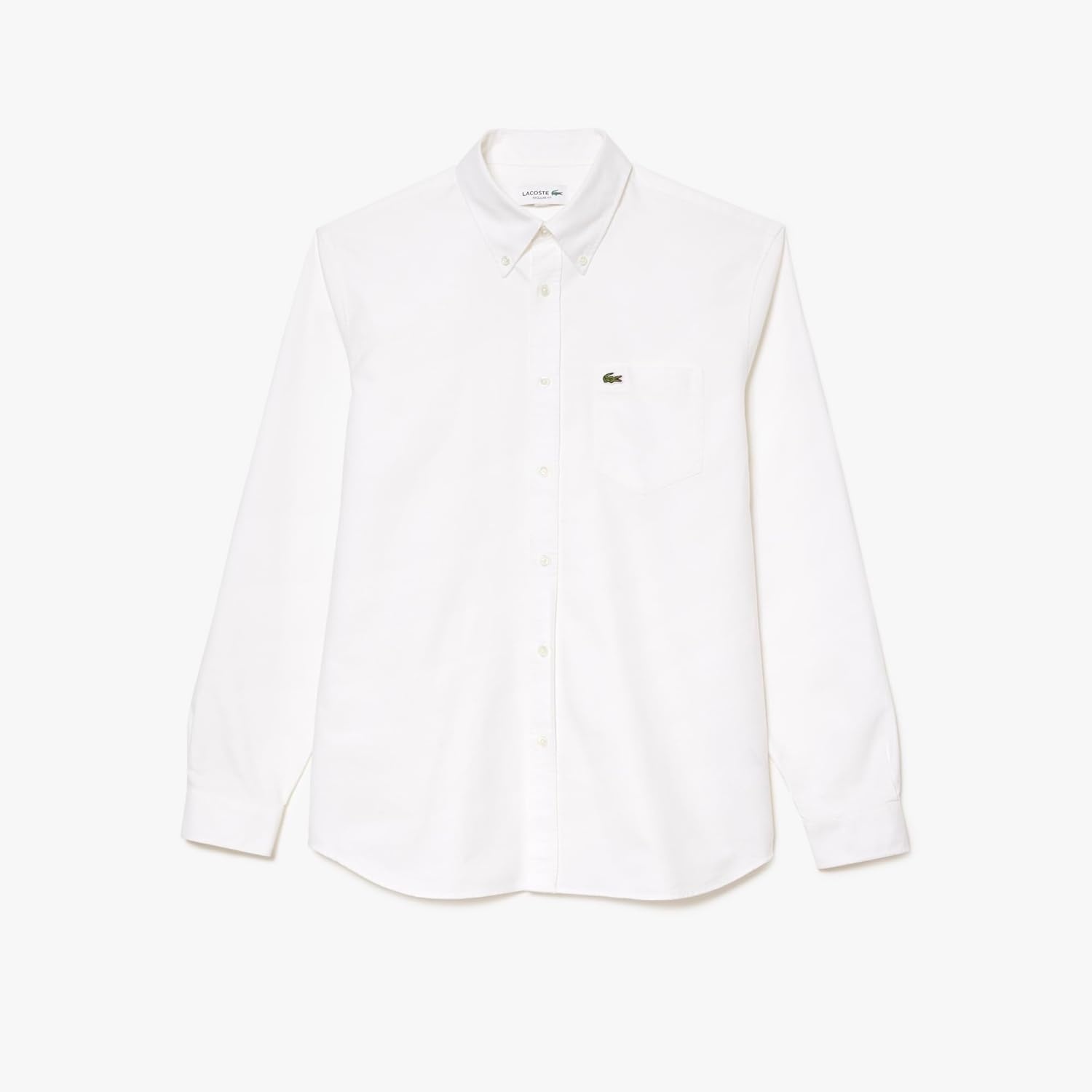 image:imageLacoste Mens Regular Fit Oxford ShirtWhiteWhite